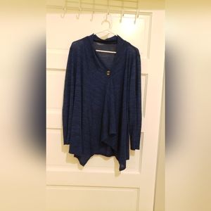 Dark Blue Button Wrap